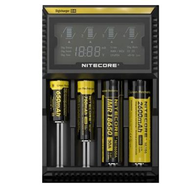 Зарядное устройство Nitecore Digicharger D4 с LED дисплеем (4 канала)