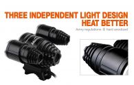 Велофара Magicshine MJ-816E (Cree XM-L2 + 2xCree XP-G2, 1800 люмен, 4 реж, 4.4Ah), комплект