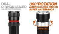 Подводный фонарь Magicshine MJ-852B (Cree XP-G, 400 люмен, 4 режима, 1x26650), комплект