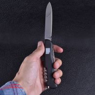 Нож складной, мультитул Victorinox Atlas (111мм, 16 функций), черный 0.9033.3