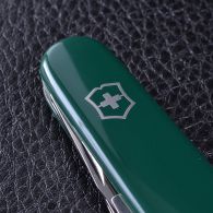 Нож складной, мультитул Victorinox SPARTAN (91мм, 12 функций), зеленый 1.3603.4