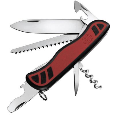 Нож складной, мультитул Victorinox Forester (111мм, 10 функций), красно-черный 0.8361.C ― fonarik.in.ua
